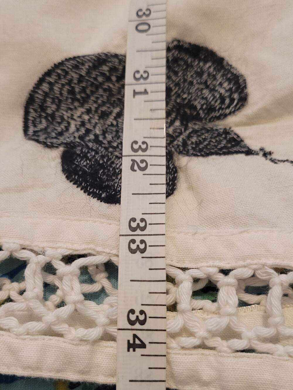 Free People Cream Mini Dress with Black Floral Embroidery - Picture 13 of 14